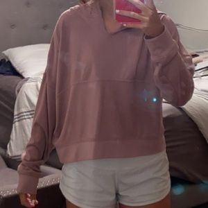 Forever 21 pink pill over with hoodie